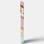 テクスチャピンクの背景 Case-Mate iPhoneケース (裏面 / 左)