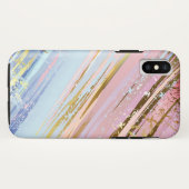 テクスチャピンクの背景 Case-Mate iPhoneケース (裏面(横))