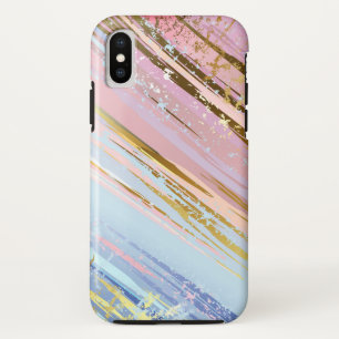 テクスチャピンクの背景 iPhone XSケース