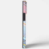 テクスチャピンクの背景 Case-Mate iPhoneケース (裏面 / 右)