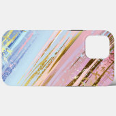 テクスチャピンクの背景 Case-Mate iPhoneケース (裏面 (横))