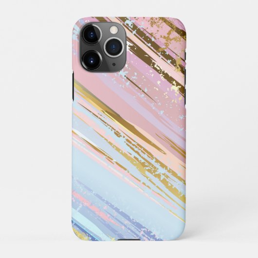 テクスチャピンクの背景 iPhoneケース (裏面)