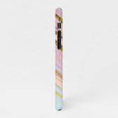 テクスチャピンクの背景 iPhoneケース (左側)