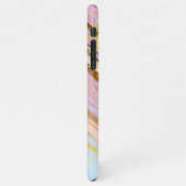 テクスチャピンクの背景 iPhoneケース (左側)