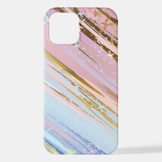 テクスチャピンクの背景 iPhoneケース (裏面)