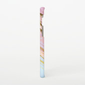 テクスチャピンクの背景 SAMSUNG GALAXYケース (左側)