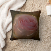 テクスチャピンクローズ装飾用クッション クッション (ブランケット)