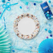 テクスチャフおもしろいクロウ ペーパープレート (パーティー)