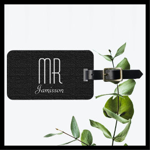 テクスチャフェイクブラックバーラップMRカスタムラゲッジタグ ラゲッジタグ