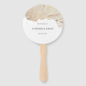 テクスチャフェイク金ゴールドホイ結婚ルのハンドファン ハンドファン (正面)