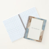 テクスチャフレーム：水彩と紙 ノートブック (内部)