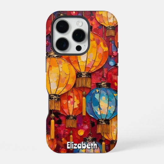 テクスチャフローラ格子 iPhoneケース (裏面)