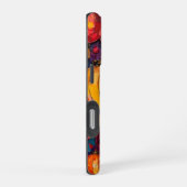 テクスチャフローラ格子 iPhoneケース (右側面)