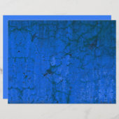 テクスチャブルーカントリー素朴ヴィンテージグランジ (正面/裏面)