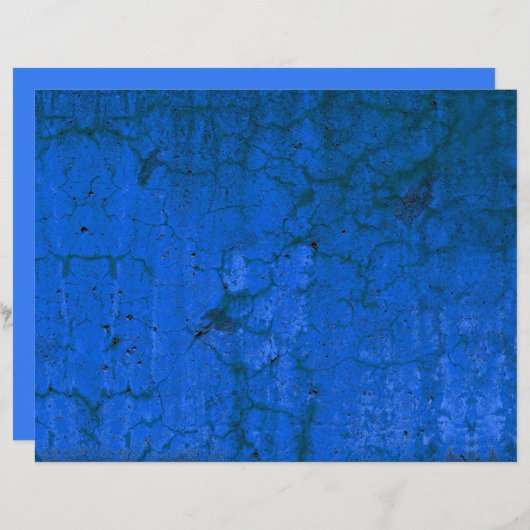 テクスチャブルーカントリー素朴ヴィンテージグランジ (正面/裏面)