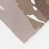 テクスチャブレンド軍迷彩柄犬 フリースブランケット (角)