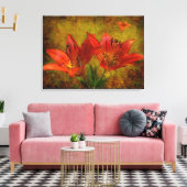 テクスチャプレーリーアイコン キャンバスプリント (インサイチュ (リビング))