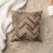 テクスチャヘリンボーンパターン クッション (ブランケット)
