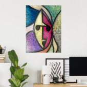 テクスチャマスク ポスター (ホームオフィス)