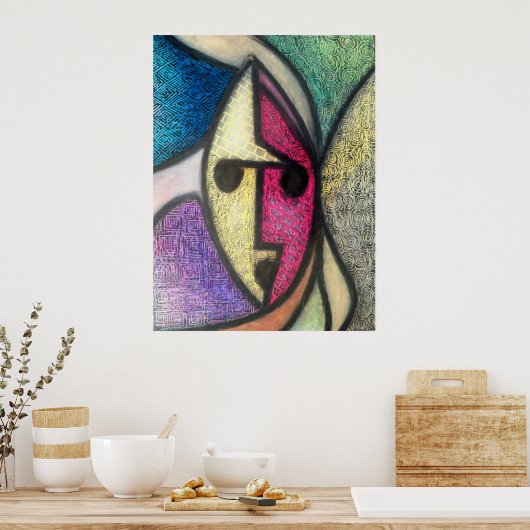 テクスチャマスク ポスター (キッチン)