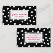 テクスチャマーク（白）/表現 名刺 (正面/裏面)