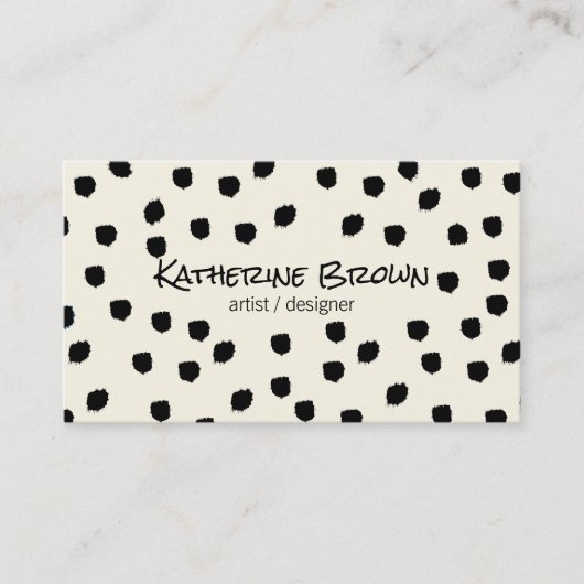 テクスチャマーク/表現 名刺 (正面)