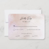 テクスチャモダンミニマリストRSVPエンクロージャカード 招待状 (正面)