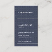 テクスチャモダン付き青の名刺テンプレート 名刺 (正面)