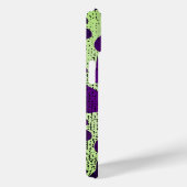 テクスチャレトロ紫の斑点iPhoneケース Case-Mate iPhoneケース (裏面 / 右)