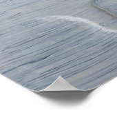 テクスチャレンガの壁が白絵を描い ポスター (角)