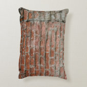 テクスチャレンガ。壁。属性のある背景 アクセントクッション (裏面(縦))