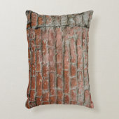 テクスチャレンガ。壁。属性のある背景 アクセントクッション (正面(垂直))