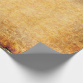 テクスチャヴィンテージグランジがダーティ ラッピングペーパー (角)