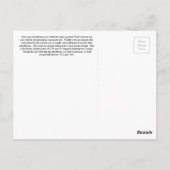 テクスチャヴィンテージ校舎はがき ポストカード (裏面)