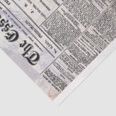 テクスチャヴィンテージ素朴新聞のデコページ 薄葉紙 (詳細)