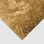 テクスチャヴィンテージ素朴金ゴールド茶パタグランジーン 薄葉紙 (詳細)