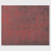 テクスチャヴィンテージ赤い黒のグランジ分離 ラッピングペーパー (フラット)