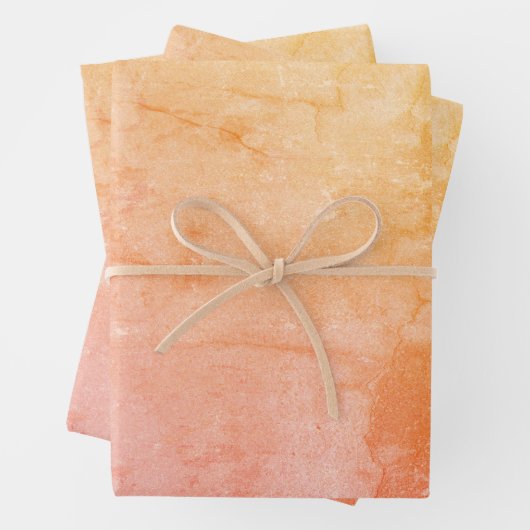 テクスチャヴィンテージ赤面ピンク金ゴールド分離パターン ラッピングペーパーシート (インサイチュ)