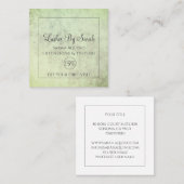 テクスチャージュグリーン美しいラッシュエクステンション&ティント 割引カード (正面/裏面)