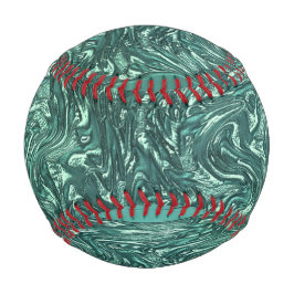 テクスチャードと緑がかったシアン色 野球ボール