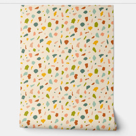 テクスチャードストーンテラゾスペックル – クリーム 壁紙