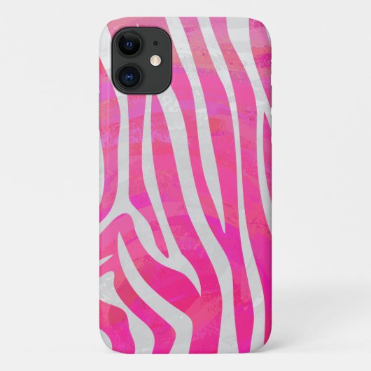 テクスチャードゼブラパターン Case-Mate iPhoneケース (裏面)