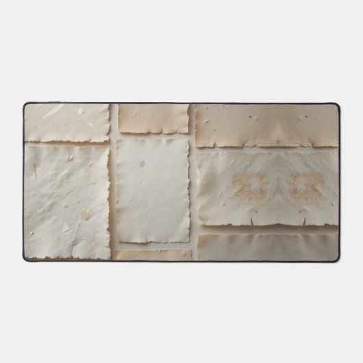 テクスチャードハンドメイド紙フラットレイ デスクマット (正面)