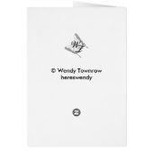 テクスチャードバックグラウンドのアザミ (裏面)