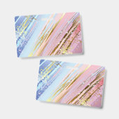 テクスチャードピンク背景 バッジ (正面＆裏面)