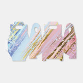 テクスチャードピンク背景 フェイバーボックス (折り畳みなし)