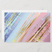 テクスチャードピンク背景 便箋 (正面/裏面)