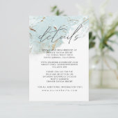 テクスチャードブルーゴールドの偽の箔の詳細 エンクロージャーカード (スタンド正面)