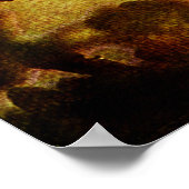 テクスチャード杉ワックスウィングポスタープリント ポスター (角)