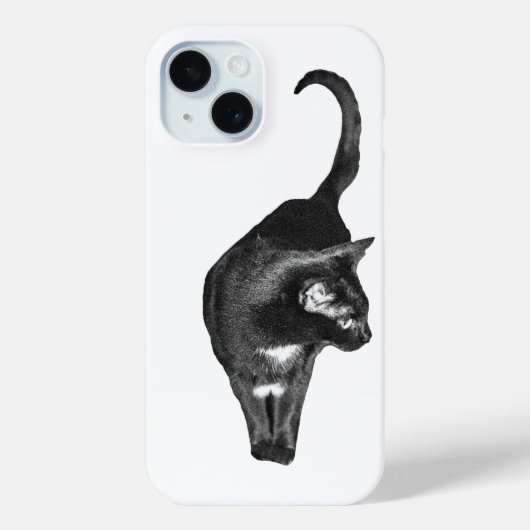 テクスチャード猫のディテール Case-Mate iPhoneケース (裏面)